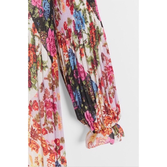 NWT ANTHROPOLOGIE MAEVE SHARA PLEATED MIDI DRESS - Picture 12 of 15